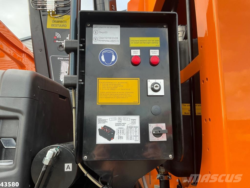DAF FAN XD 340 Hiab 23 Tonmeter laadkraan + Welvaarts Kamioni za otpad