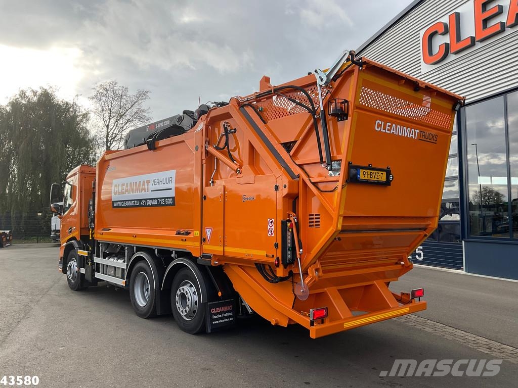 DAF FAN XD 340 Hiab 23 Tonmeter laadkraan + Welvaarts Kamioni za otpad