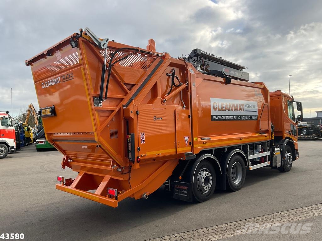 DAF FAN XD 340 Hiab 23 Tonmeter laadkraan + Welvaarts Kamioni za otpad