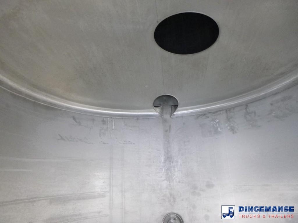  Fluid Chemical tank inox 37.5 m3 / 1 comp ADR 28-1 Poluprikolice cisterne