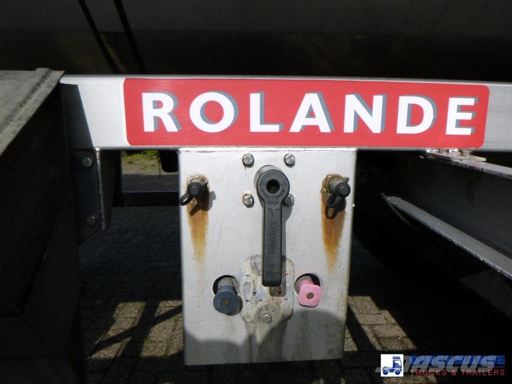  Fluid Chemical tank inox 37.5 m3 / 1 comp ADR 28-1 Poluprikolice cisterne