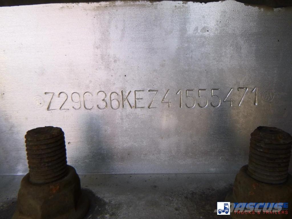 Fluid Chemical tank inox 37.5 m3 / 1 comp ADR 28-1 Poluprikolice cisterne