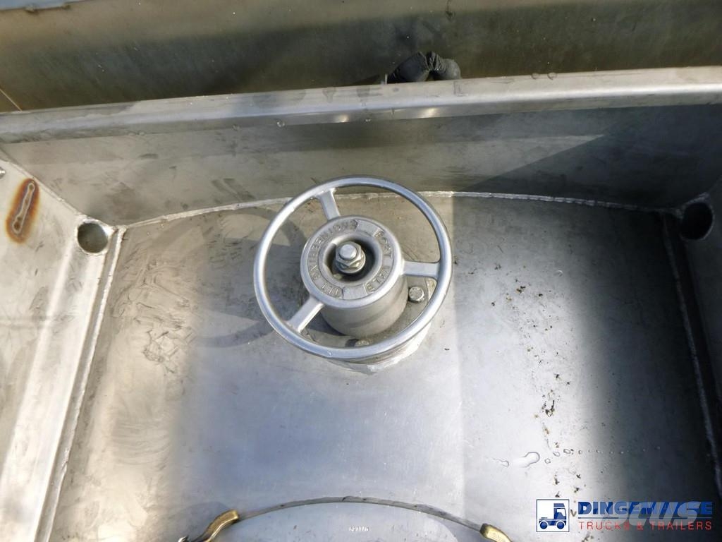  Fluid Chemical tank inox 37.5 m3 / 1 comp ADR 28-1 Poluprikolice cisterne