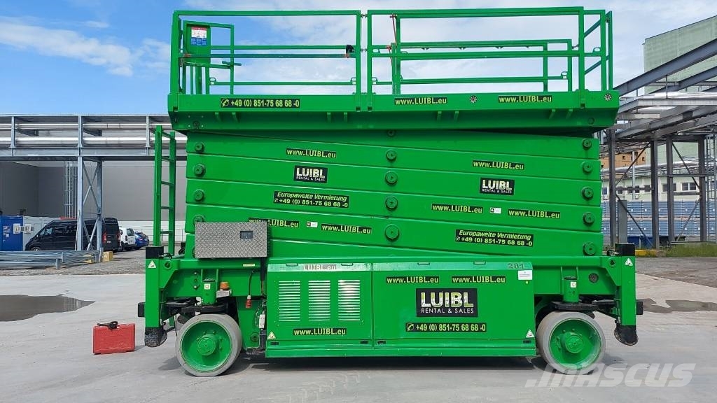 HAB S280-12 E4WDS AC, 28m, high rack, Scherenbühne Schaarhoogwerkers