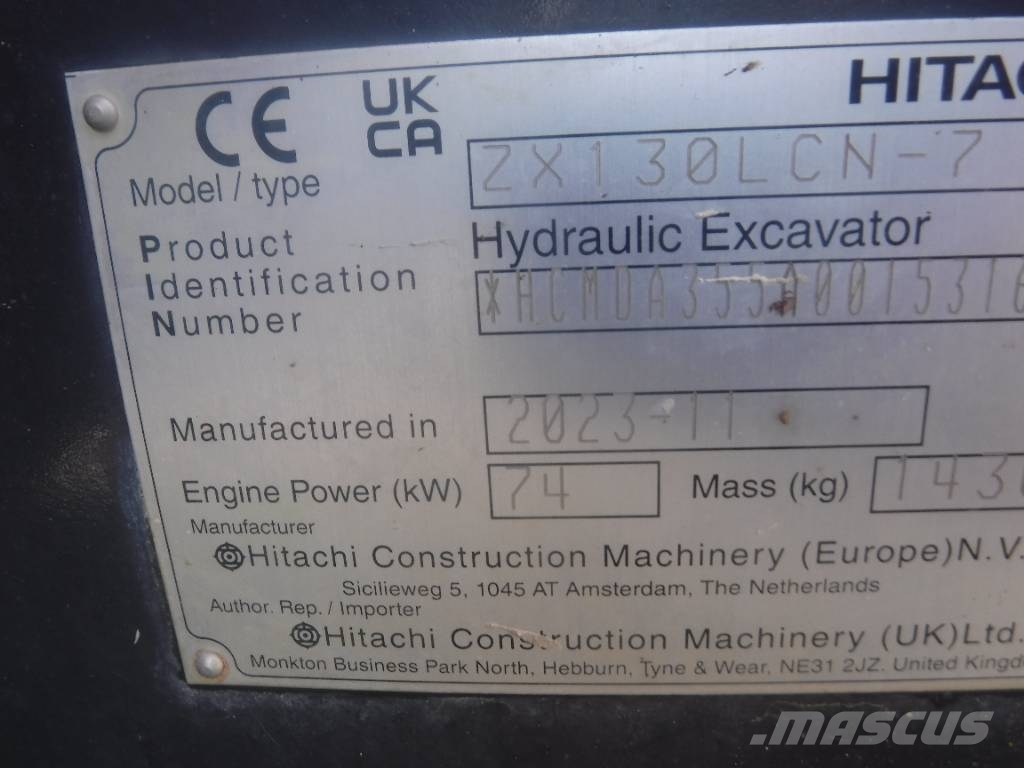Hitachi ZX 130 LC N-7 Εκσκαφείς με ερπύστριες