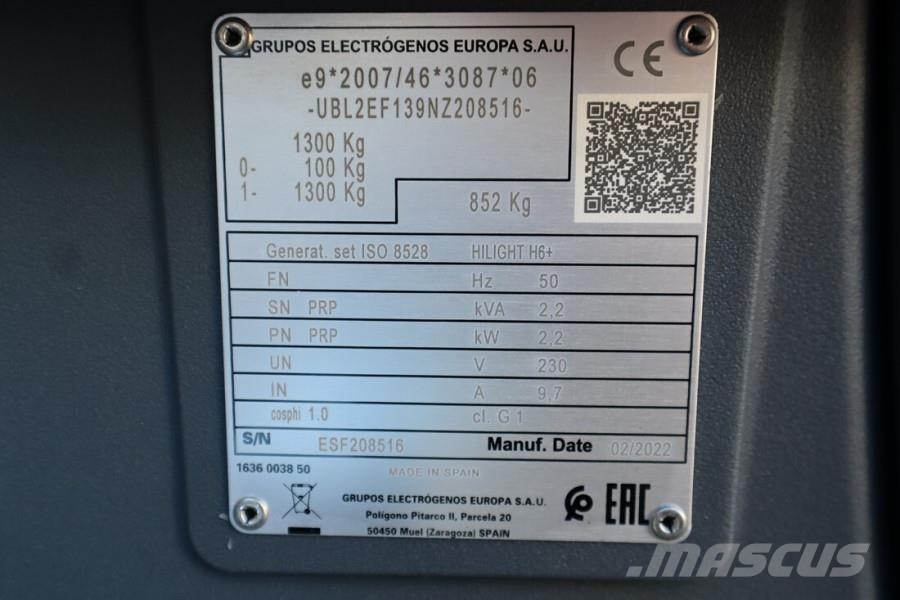 Atlas Copco Hilight H6+  Valid inspection, Max Boom Height 8m, أبراج خفيفة