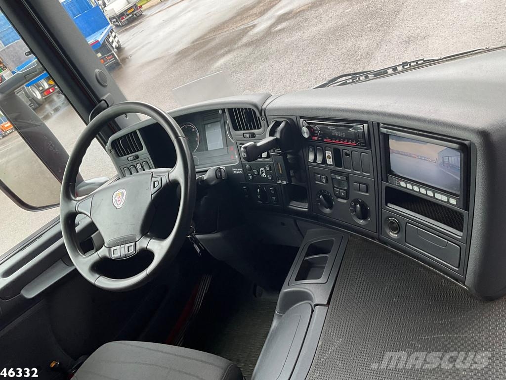Scania P 320 HMF 14 Tonmeter Z-kraan Just 199.760 km! 덤프 트럭