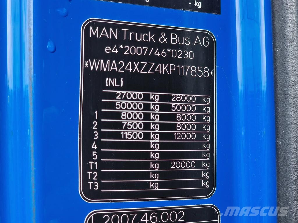 MAN TGX 26.500 6x2/4 - PTO/Hydraulic - Navi - Steering Naudoti vilkikai
