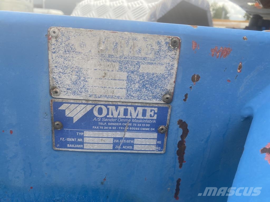 Omme 2500 EBDZ, Aanhanger hoogwerker Other lifts and platforms