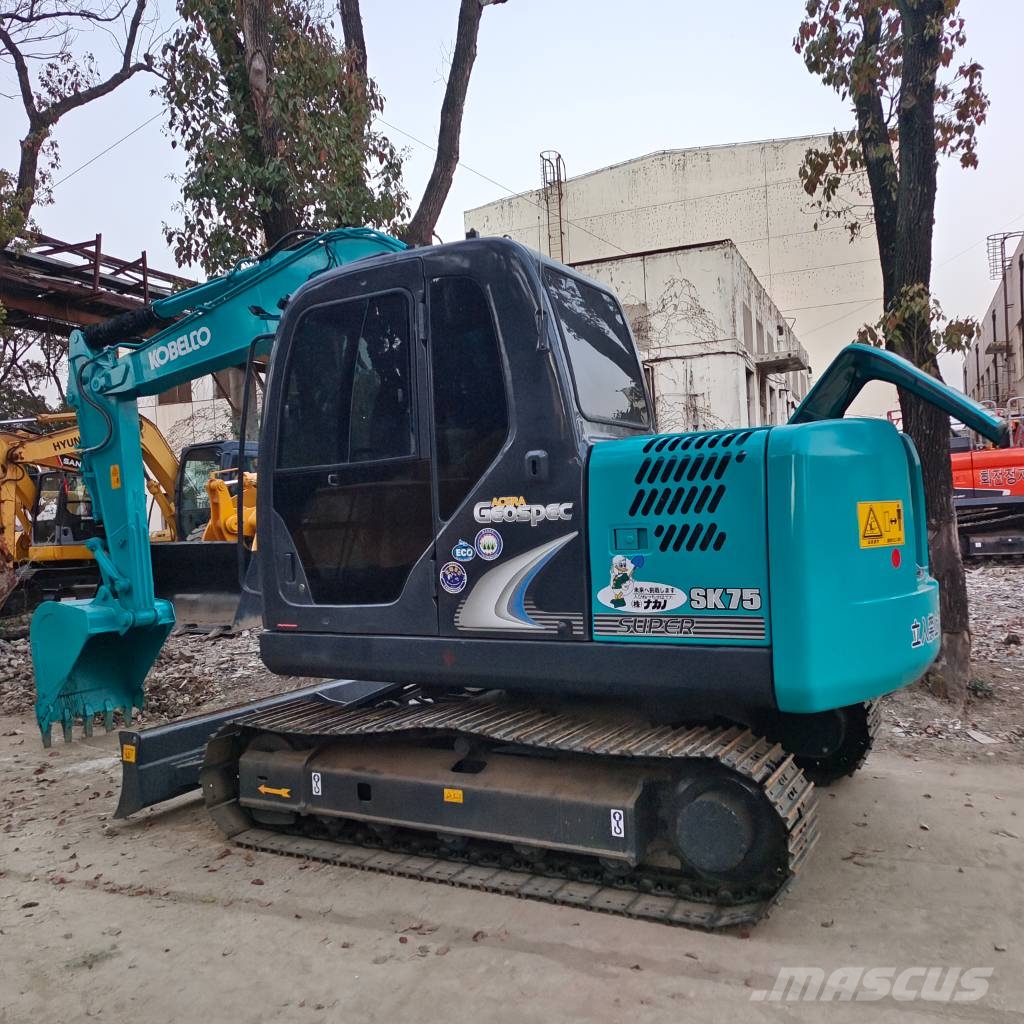 Kobelco SK75  made in Japan 中型油圧ショベル 7ｔ-12ｔ（ユンボ・パワーショベル・バックホー）