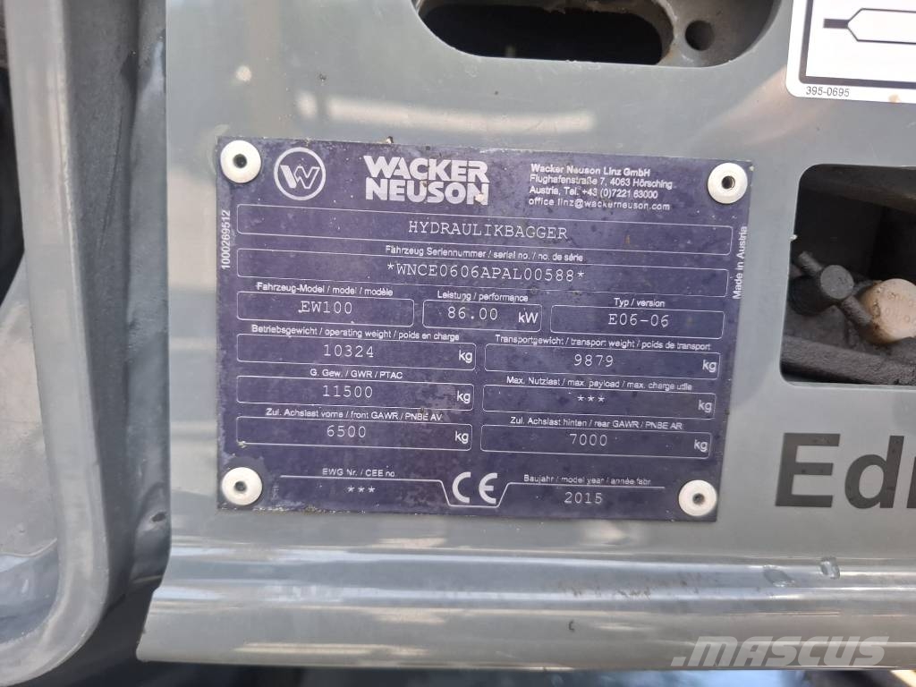Wacker Neuson EW 100 Excavadoras de ruedas