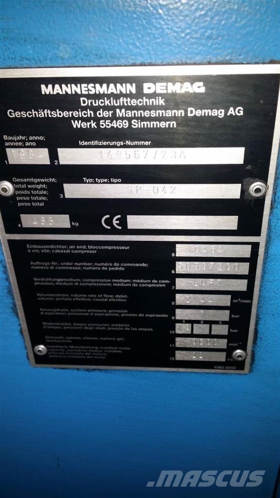  MANNESMANN DEMAG SPRINT042 Kompressorer