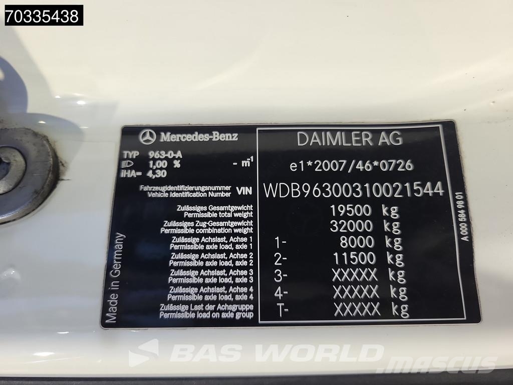 Mercedes-Benz Actros 1835 Actros 4X2 Full-Air Automatic Euro 6 2 Kofferaufbau