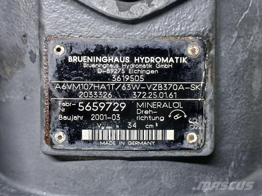 Kramer 808-3619505-Brueninghaus A6VM107-Drive motor Hydraulik