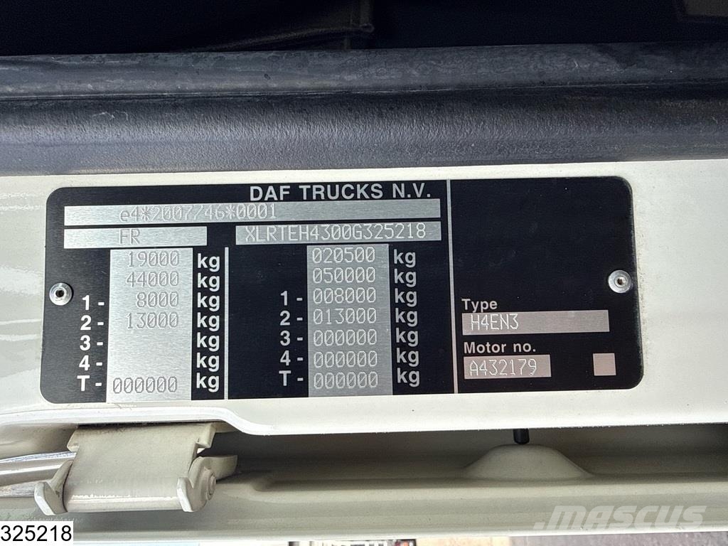 DAF XF 480 EURO 6 Sattelzugmaschinen