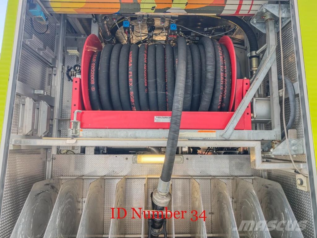 Scania P124C 420 4x4 Hauser 2000 Winde Wasserwerfer Licht Camiones de Bomberos