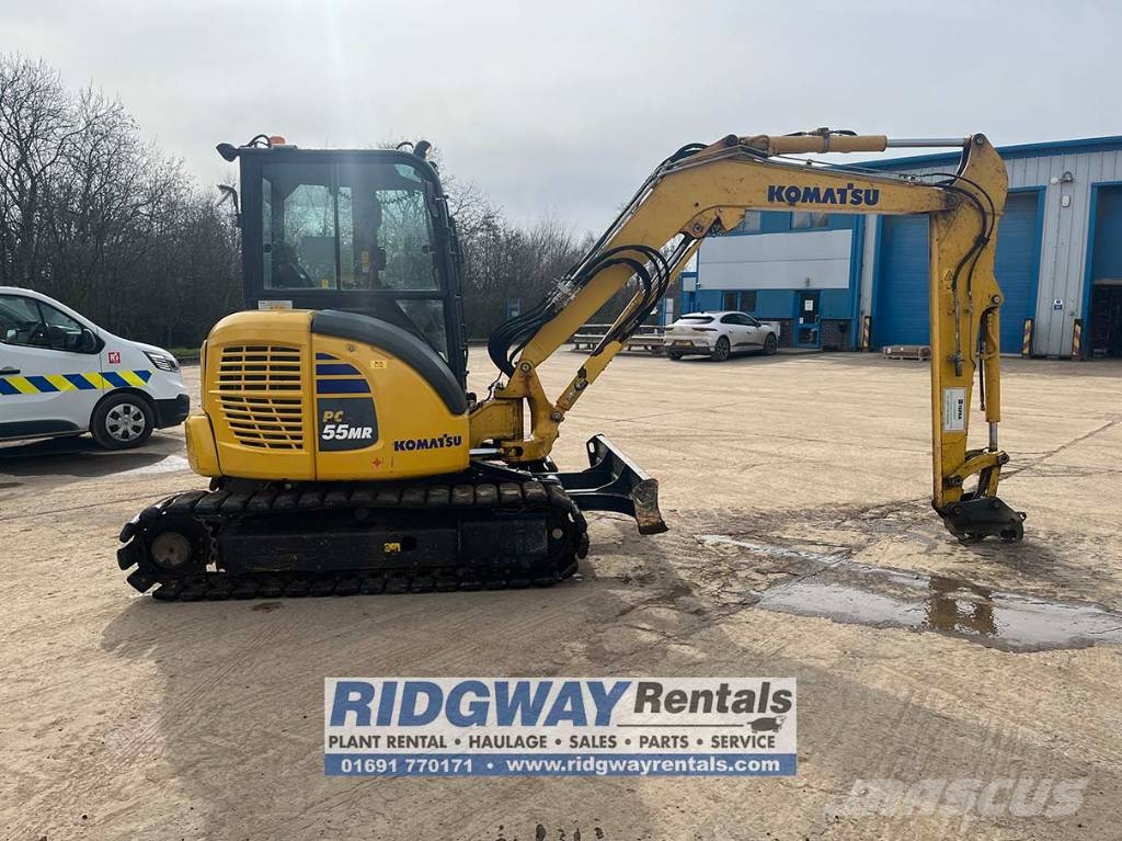 Komatsu PC55MR-5 中型油圧ショベル 7t-12t(ユンボ・パワーショベル・バックホー)