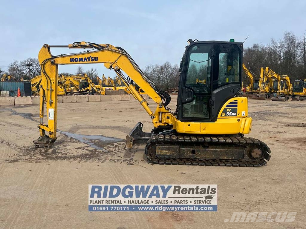 Komatsu PC55MR-5 中型油圧ショベル 7t-12t(ユンボ・パワーショベル・バックホー)