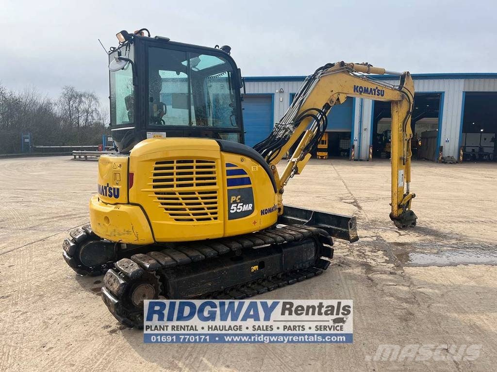 Komatsu PC55MR-5 中型油圧ショベル 7t-12t(ユンボ・パワーショベル・バックホー)