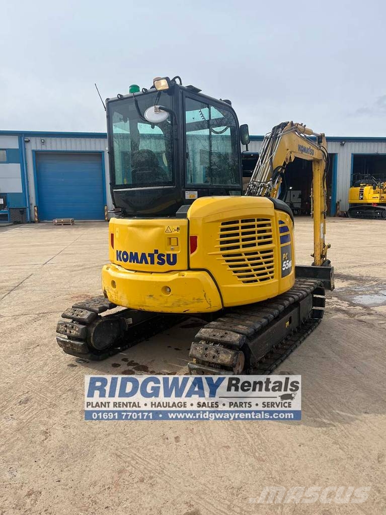 Komatsu PC55MR-5 中型油圧ショベル 7t-12t(ユンボ・パワーショベル・バックホー)
