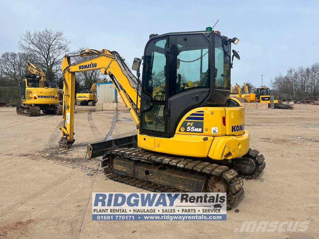 Komatsu PC55MR-5 中型油圧ショベル 7t-12t(ユンボ・パワーショベル・バックホー)