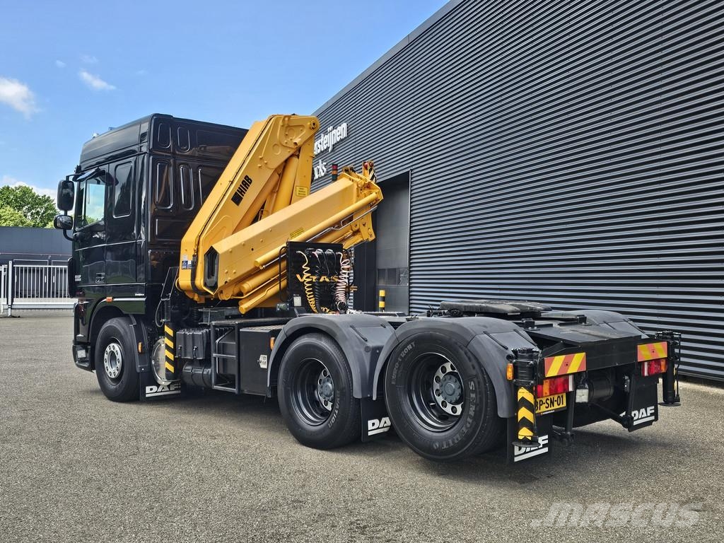 DAF XF 430 6x2 / HIAB 280-5 CRANE - KRAN / REMOTE Vetopöytäautot