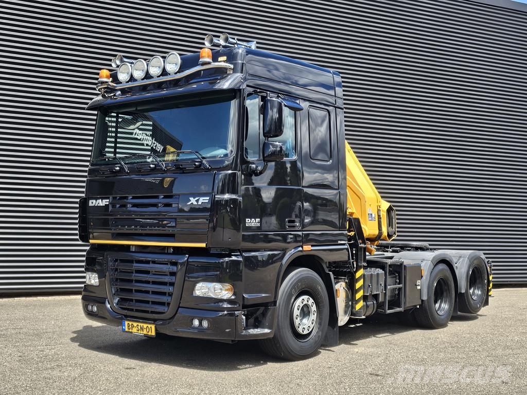 DAF XF 430 6x2 / HIAB 280-5 CRANE - KRAN / REMOTE Vetopöytäautot