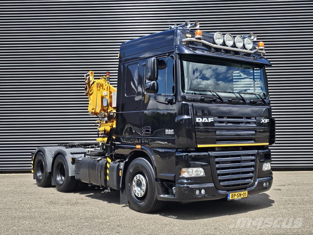 DAF XF 430 6x2 / HIAB 280-5 CRANE - KRAN / REMOTE Vetopöytäautot