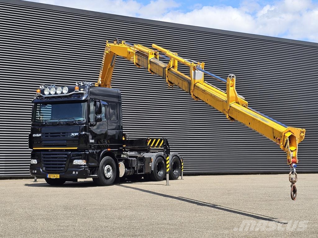 DAF XF 430 6x2 / HIAB 280-5 CRANE - KRAN / REMOTE Vetopöytäautot