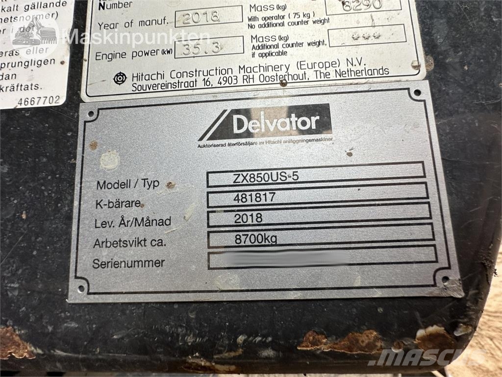 Hitachi ZX 85 US-5A 履带挖掘机