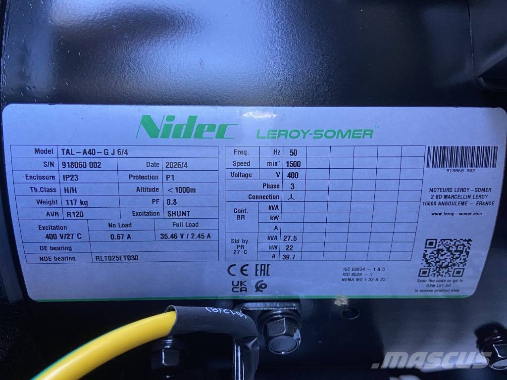 Cummins 4B3.9-G2 - 28 kVA Generator - DPX-19830 Diesel Generators