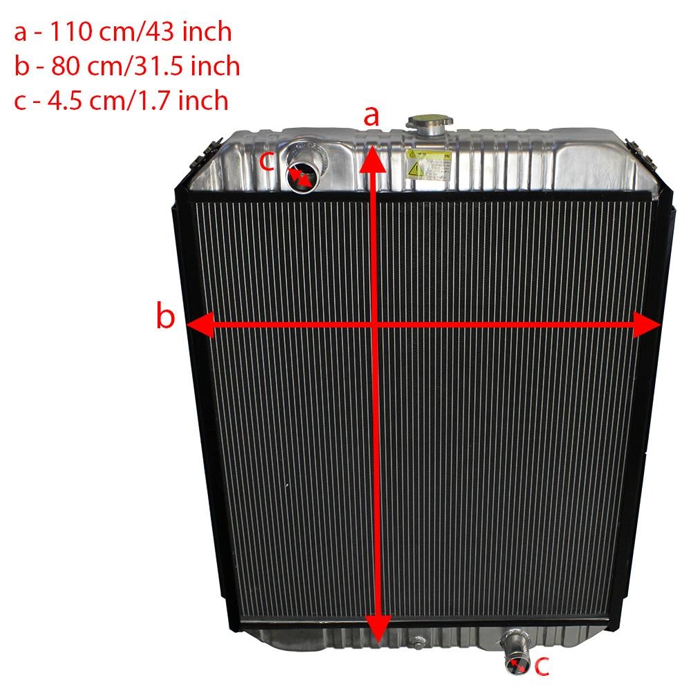 Daewoo Doosan Water Radiator 13B81000A Radiatoriai