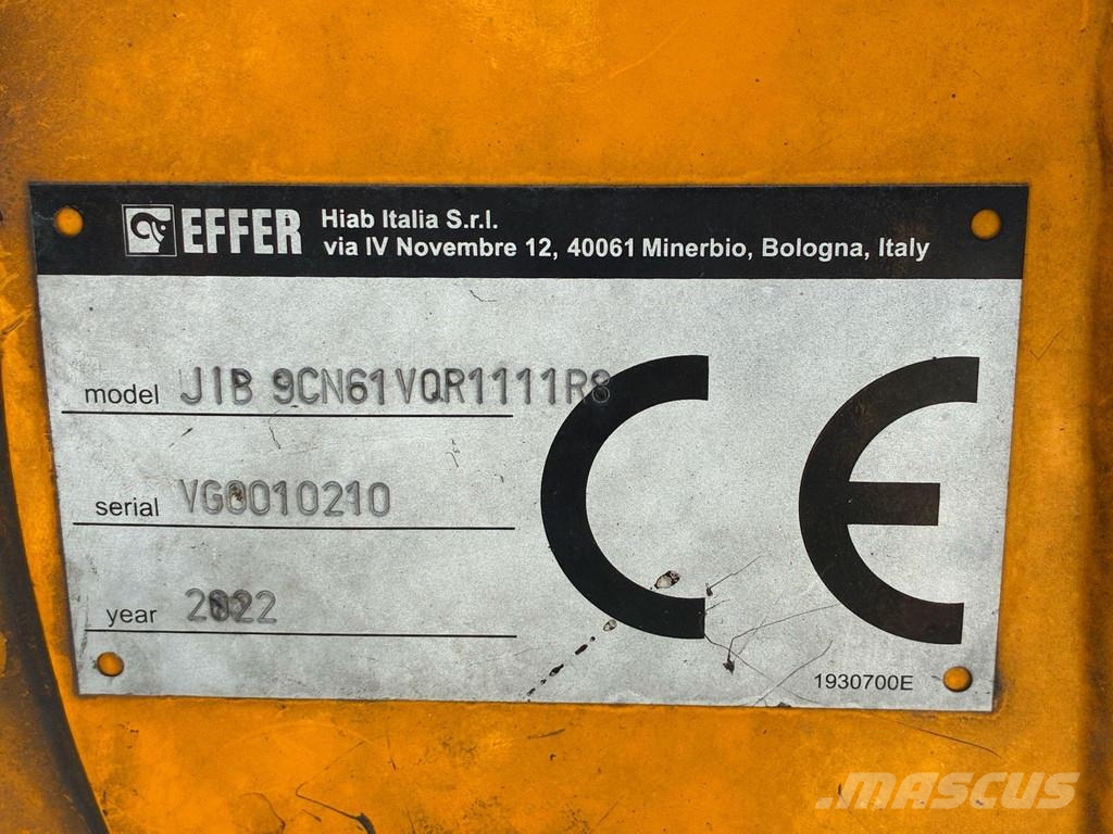 Effer 955 8/S + JIB 9CN61VQR1111R8 2022 YEAR Gruas carregadoras