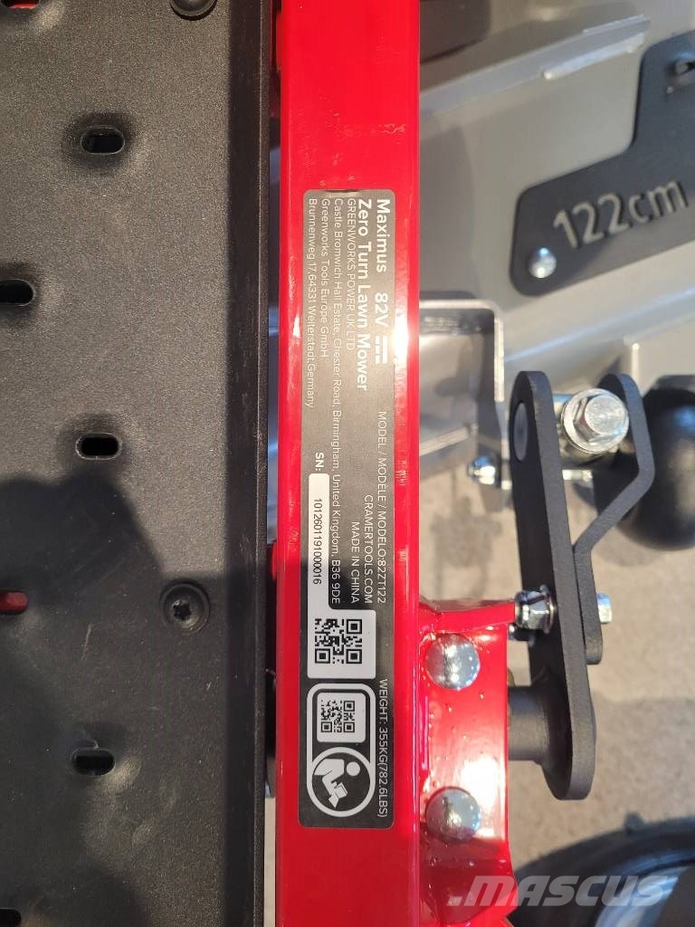 Cramer ZT 122 0 - pöörderaadiuse niidukid