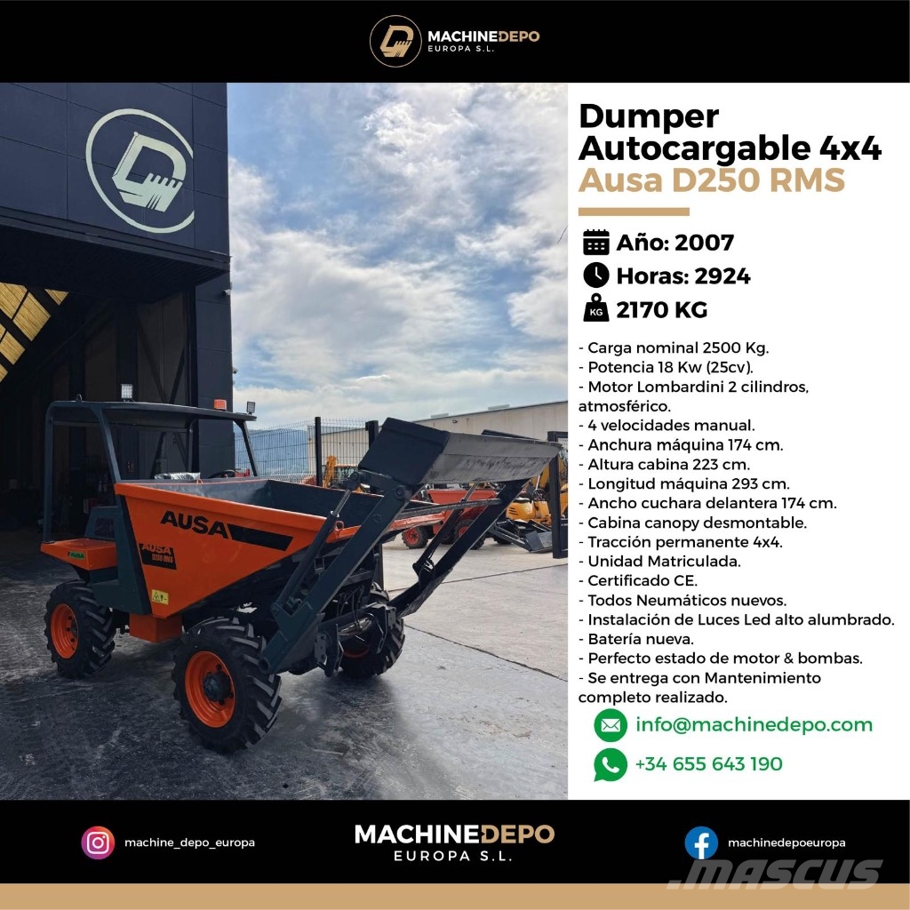 Ausa D 250 Mini dumper
