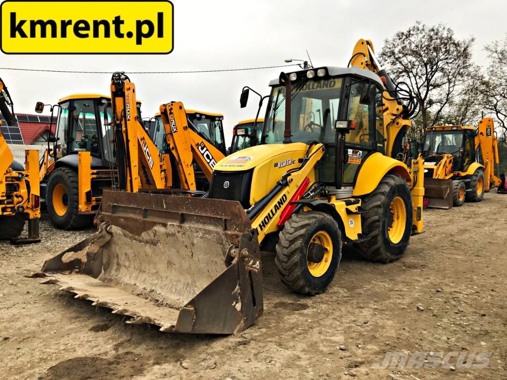 New Holland B100C KOPARKO-ŁADOWARKA 2013R. | JCB 3CX CAT 428 4 Backhoe loaders
