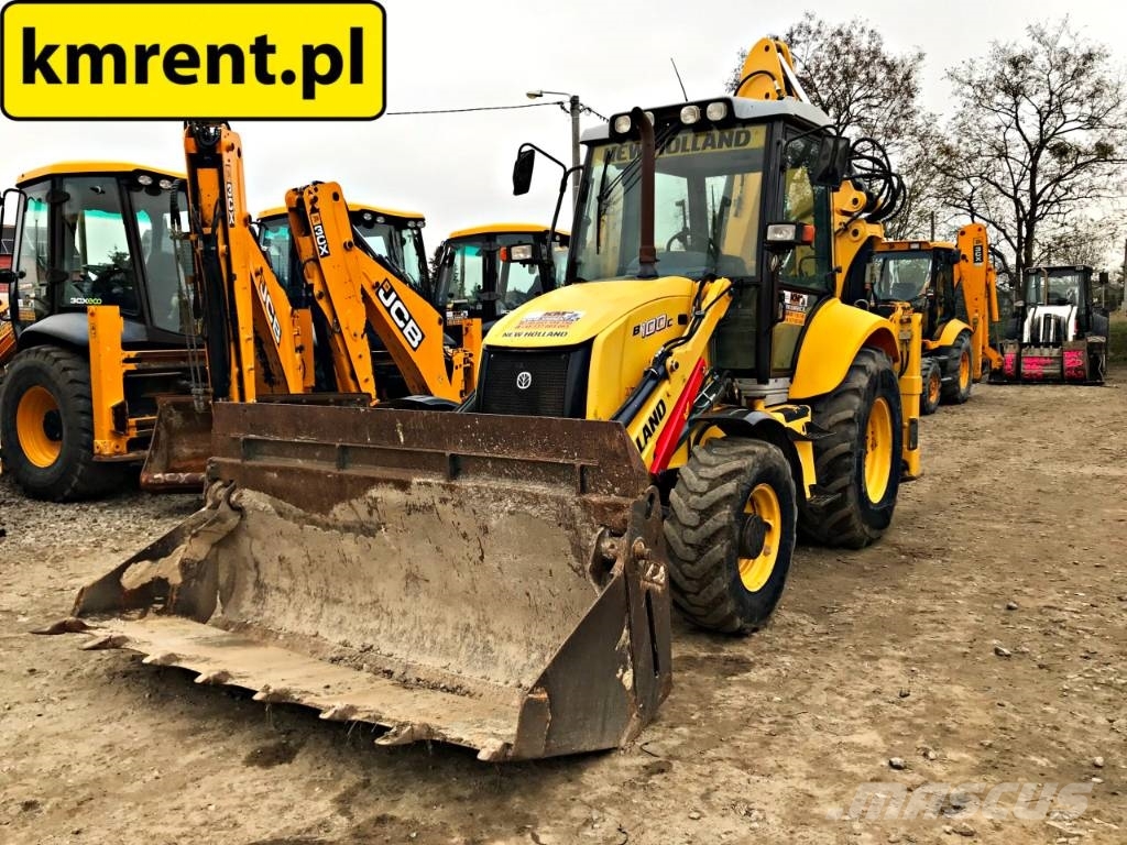 New Holland B100C KOPARKO-ŁADOWARKA 2013R. | JCB 3CX CAT 428 4 Backhoe loaders