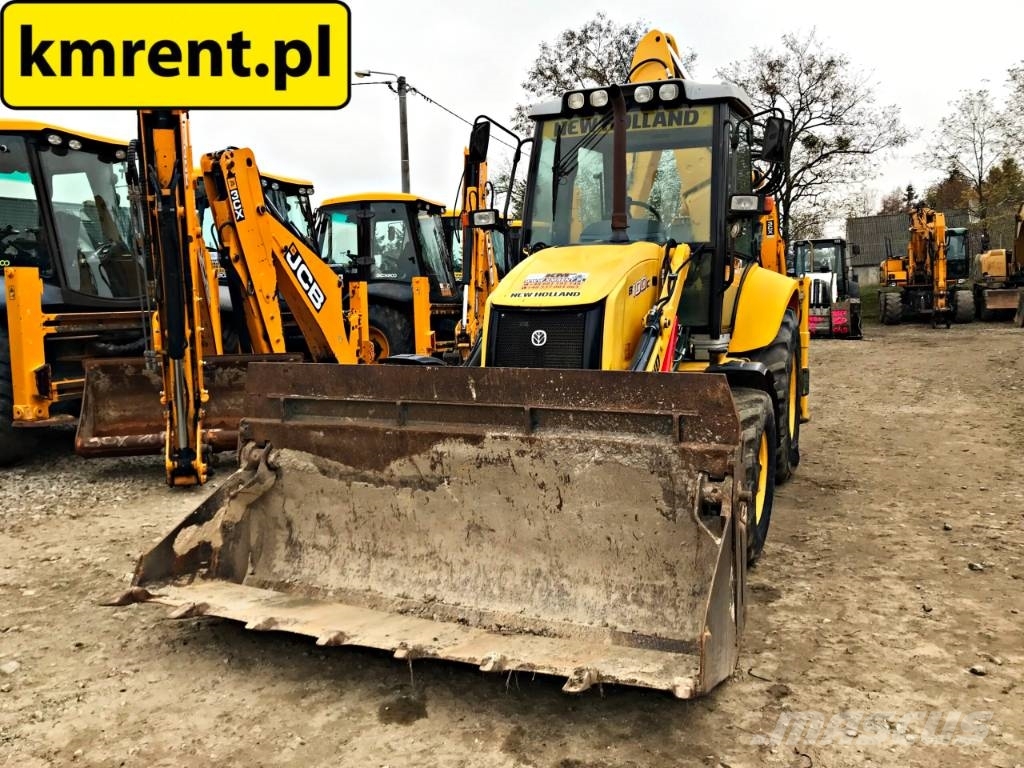 New Holland B100C KOPARKO-ŁADOWARKA 2013R. | JCB 3CX CAT 428 4 Backhoe loaders