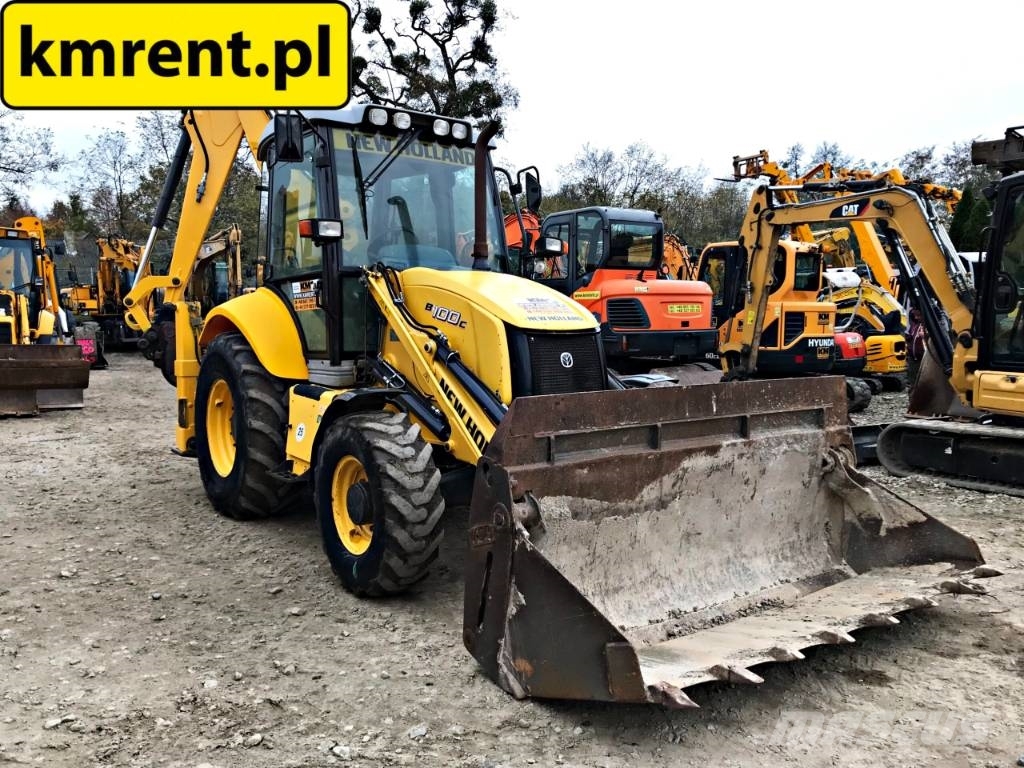 New Holland B100C KOPARKO-ŁADOWARKA 2013R. | JCB 3CX CAT 428 4 Backhoe loaders