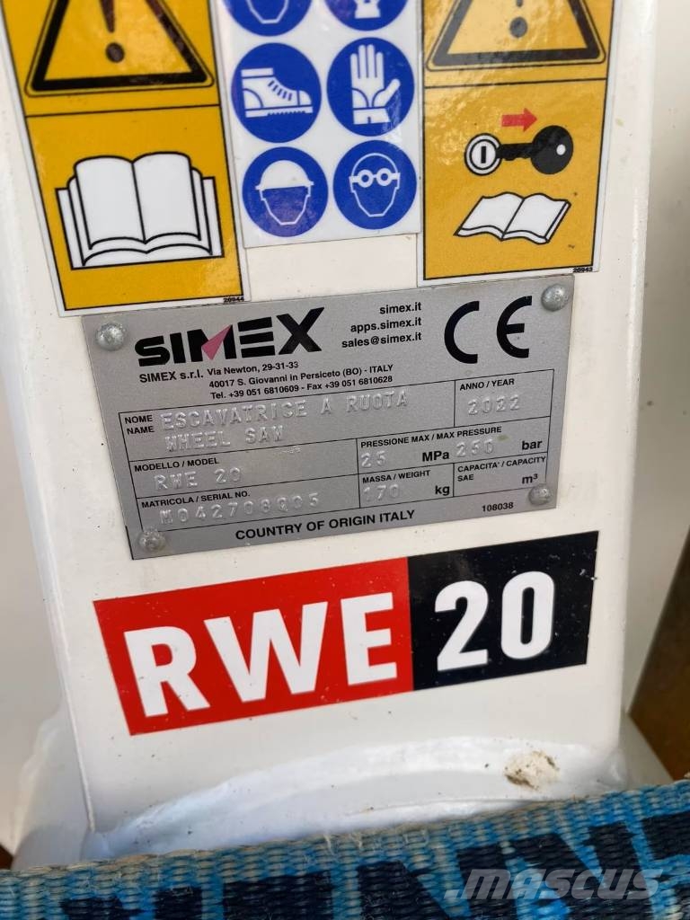 Simex RWE 25mm Asphalt cold milling machines