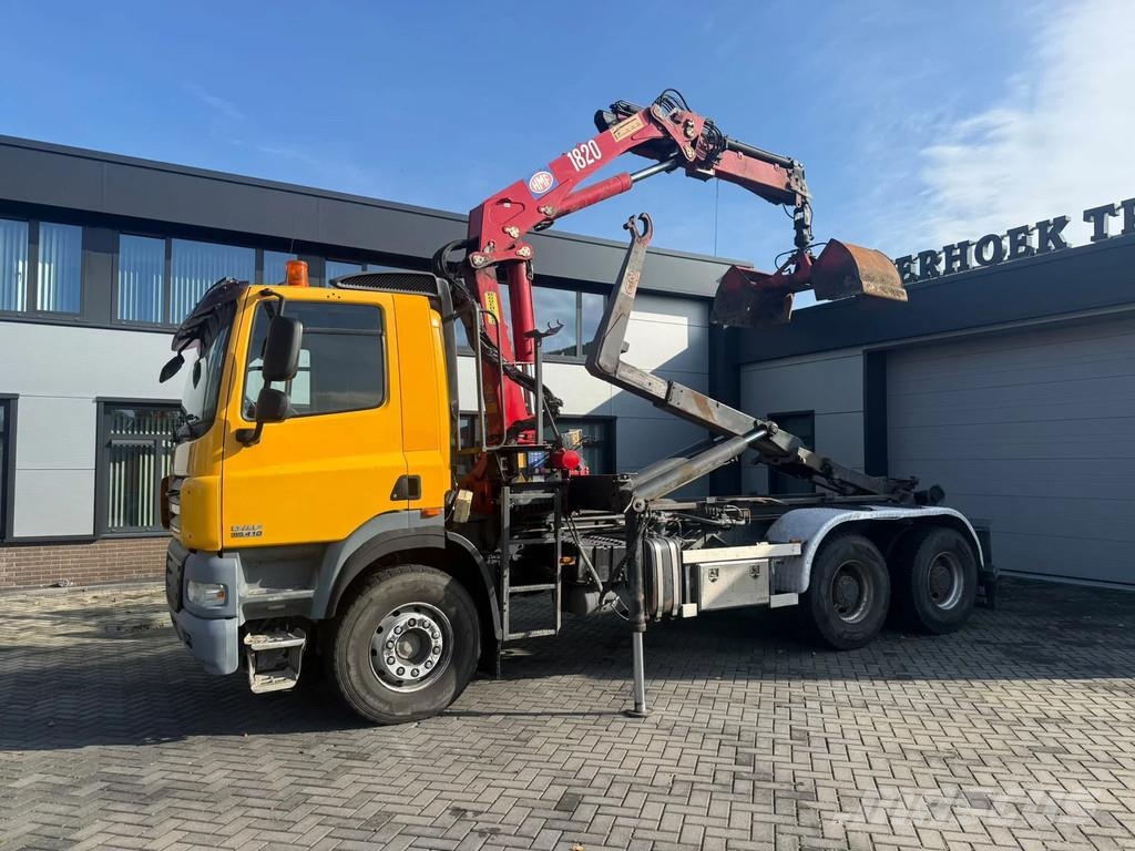 DAF CF 85.410 | HMF 1820 | AJK Hydrolift | 6x4 | Year Camion ampliroll