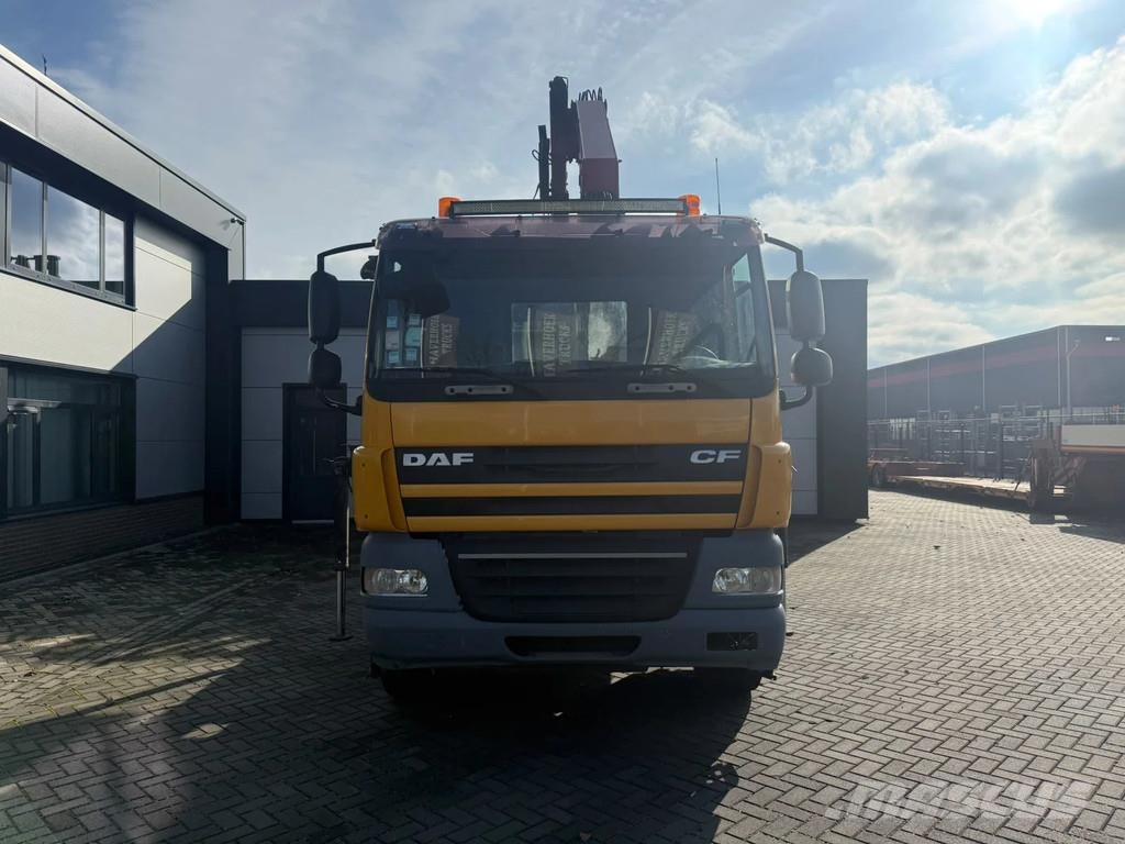 DAF CF 85.410 | HMF 1820 | AJK Hooklift | Crane | 6x4 Krokbil