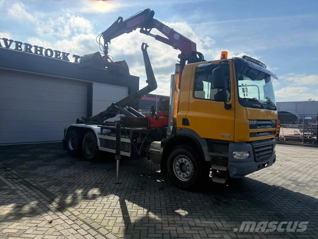 DAF CF 85.410 | HMF 1820 | AJK Hydrolift | 6x4 | Year Camion ampliroll