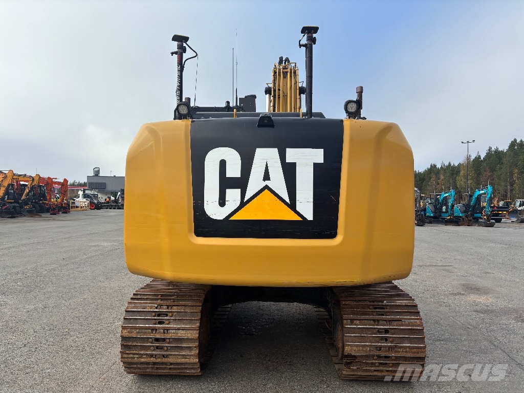 CAT 318 FL / Pyörittäjä, 3D-laite, 3 Kauhaa! Telakaivukoneet
