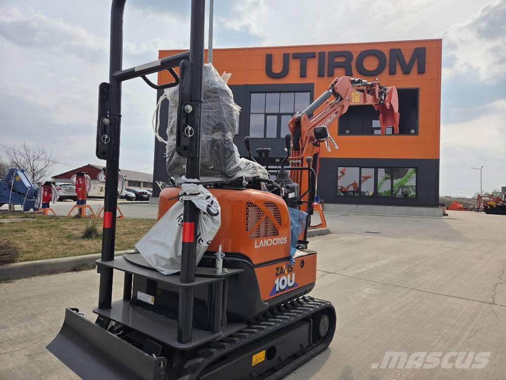 Hitachi ZX 10 U-6, quick coupler+3 new buckets, 2025, Chitila