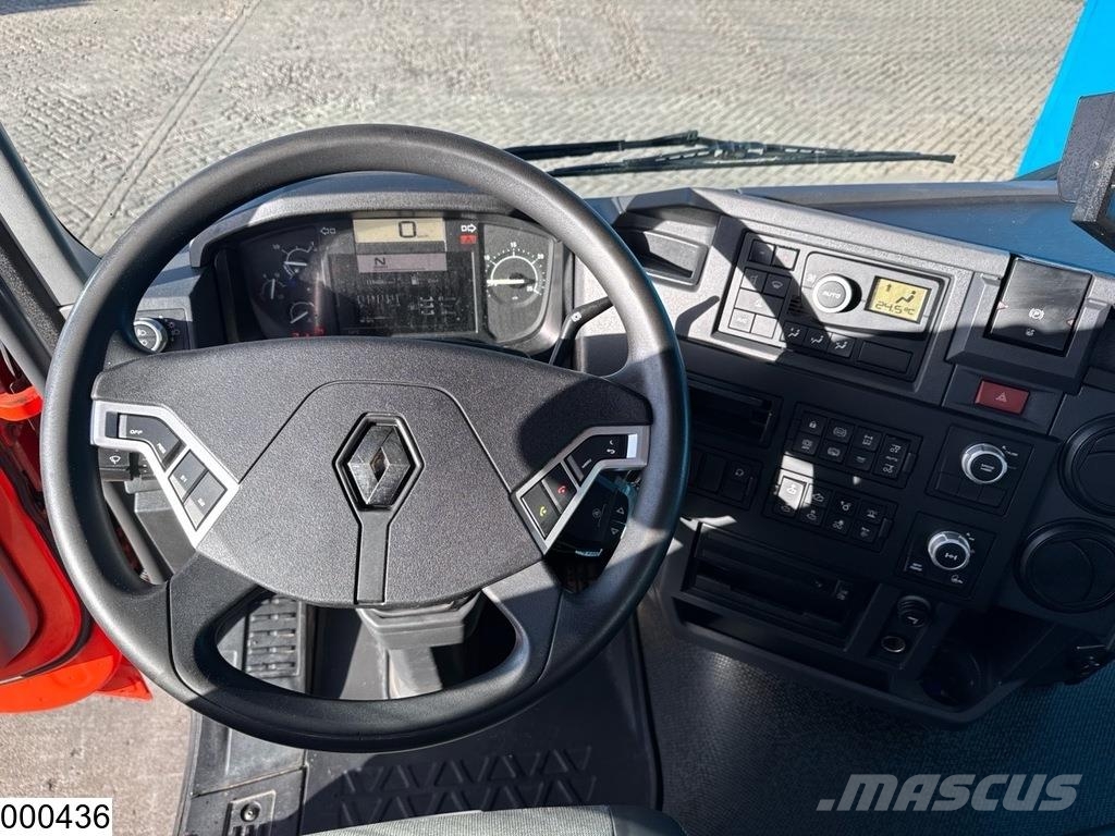 Renault C 430 8x4, EURO 6, Retarder, Hiab, Remote Platformas/izkraušana no sāniem