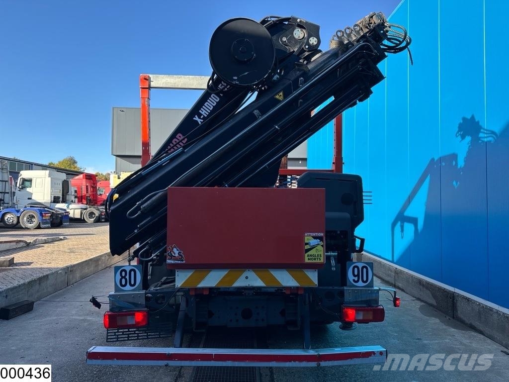 Renault C 430 8x4, EURO 6, Retarder, Hiab, Remote Platformas/izkraušana no sāniem