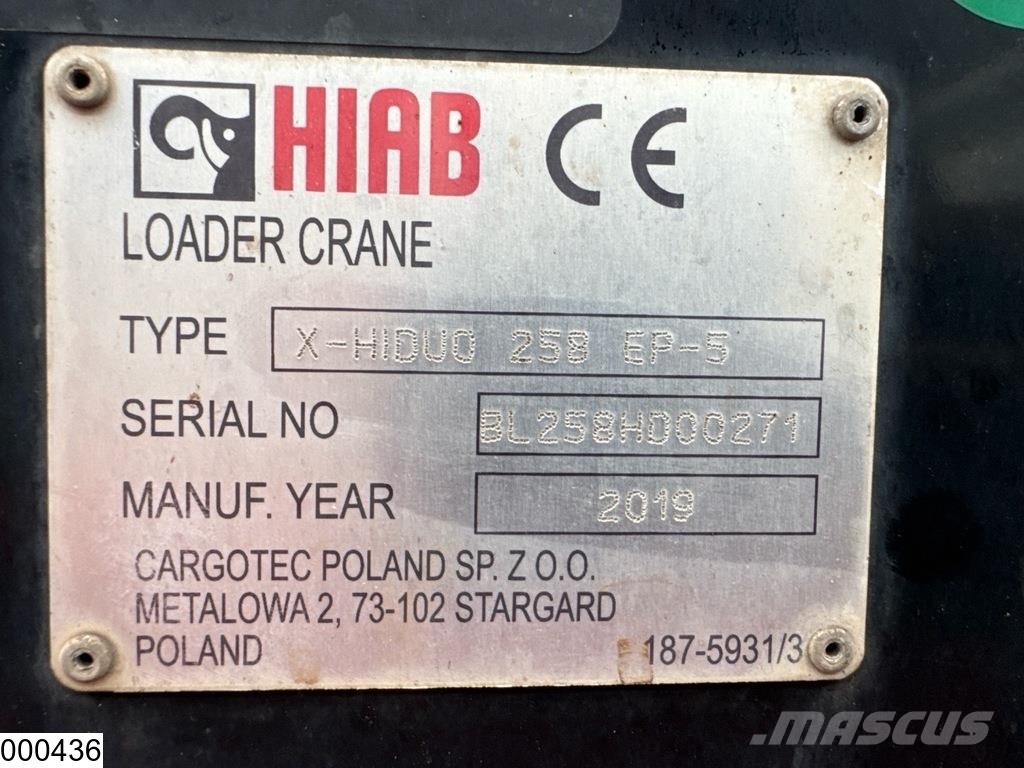 Renault C 430 8x4, EURO 6, Retarder, Hiab, Remote Platformas/izkraušana no sāniem