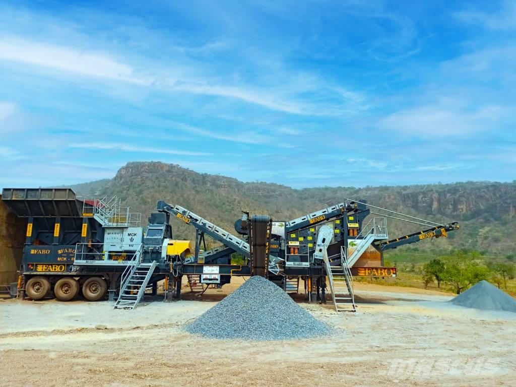 Fabo MCK-60 INSTALLATION DE CONCASSAGE ET DE CRIBLAGE Mobile crushers