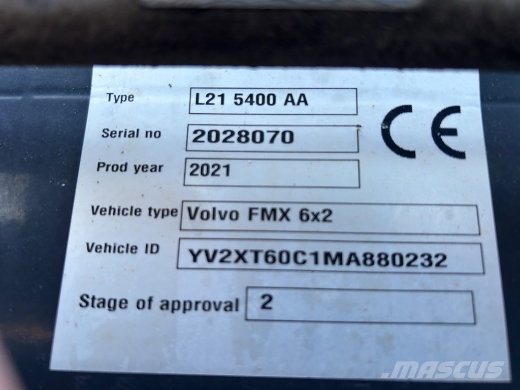Volvo FMX 540 工程吊钩车